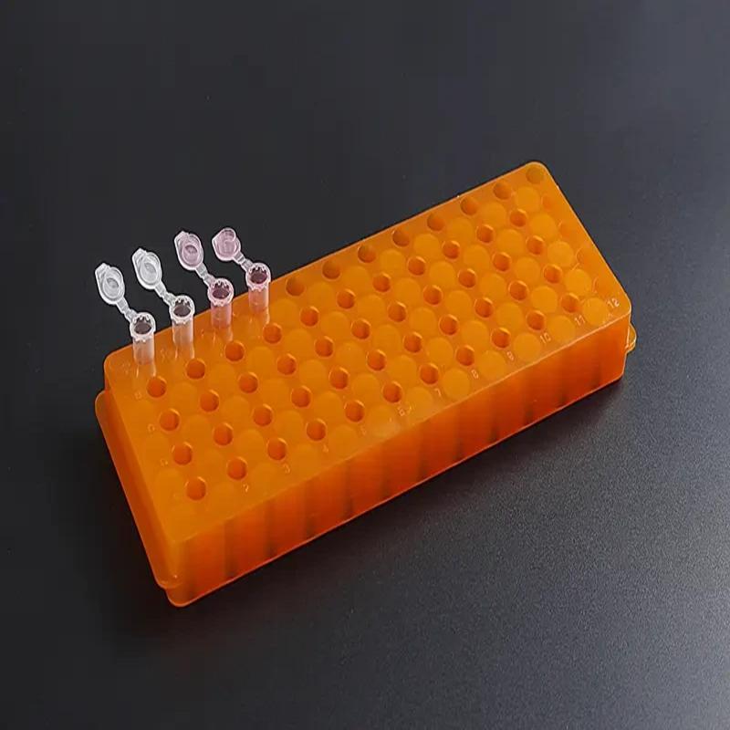 Штатив «Albamed» для мікропробірок тип Eppendorf 0,5/1,5 мл на 60 місць, 2-х сторонній, ПП